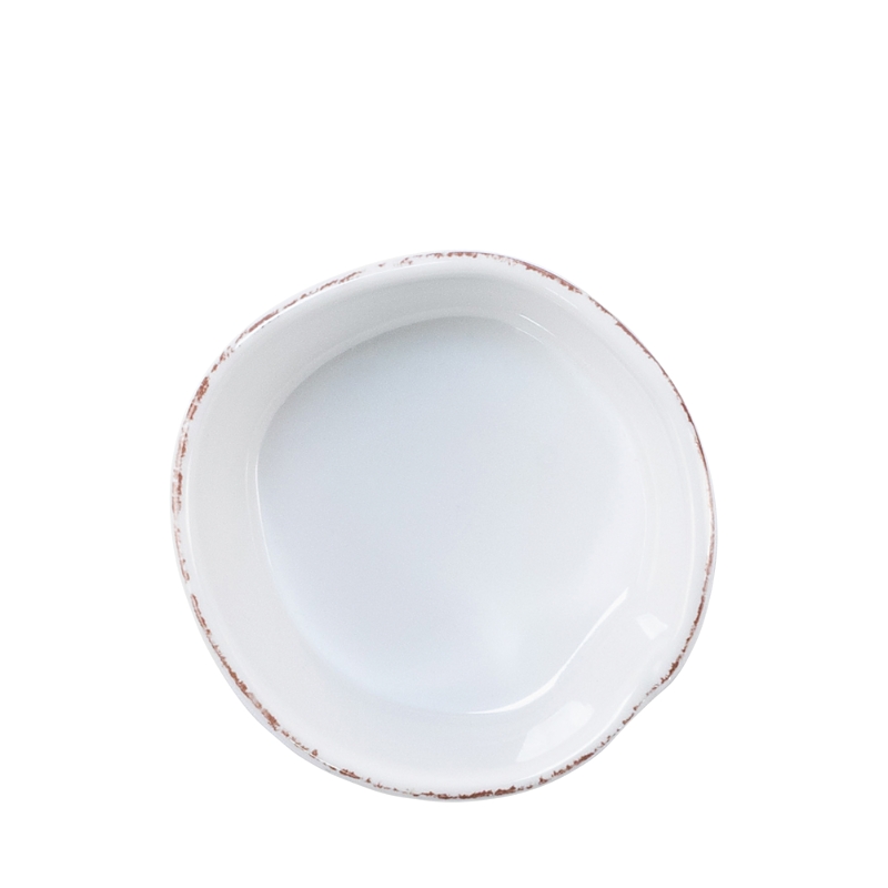 Vietri Melamine Lastra White Condiment Bowl In White