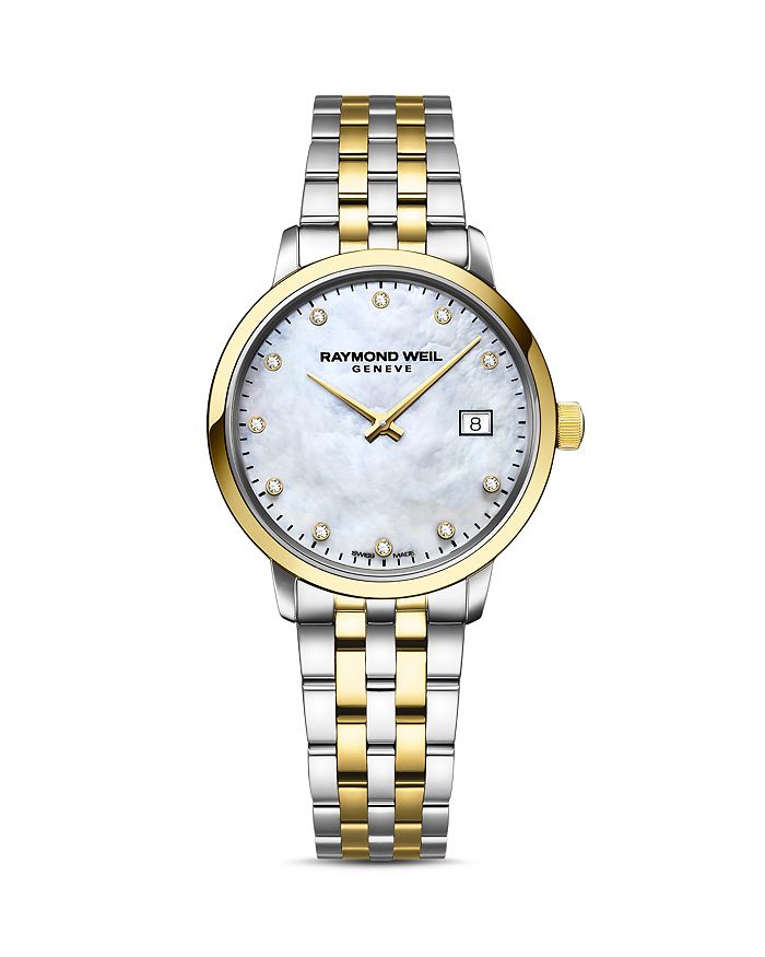 Shop Raymond Weil Toccata Watch, 29mm In White/multi