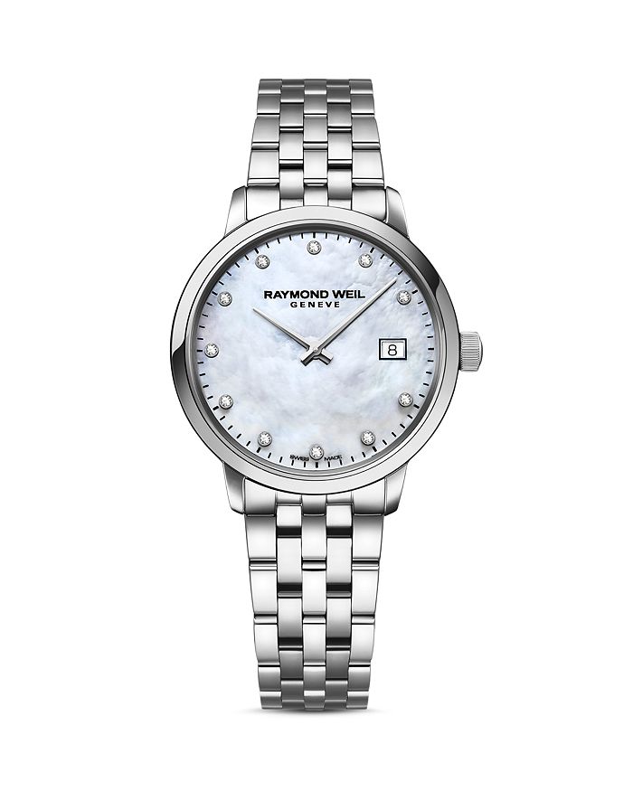 Shop Raymond Weil Toccata Watch, 29mm In White/silver