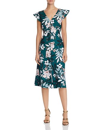 Adrianna Papell Babylon Floral Dress | Bloomingdale's