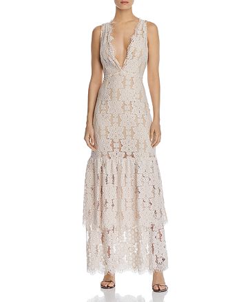 WAYF Meander Tiered-Lace Gown | Bloomingdale's