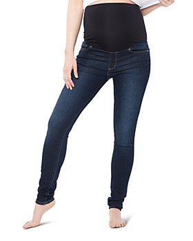 Nom Maternity - Soho Over-the-Belly Skinny Jeans in Dark Blue