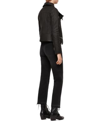 ALLSAINTS Bales Leather Biker Jacket | Bloomingdale's