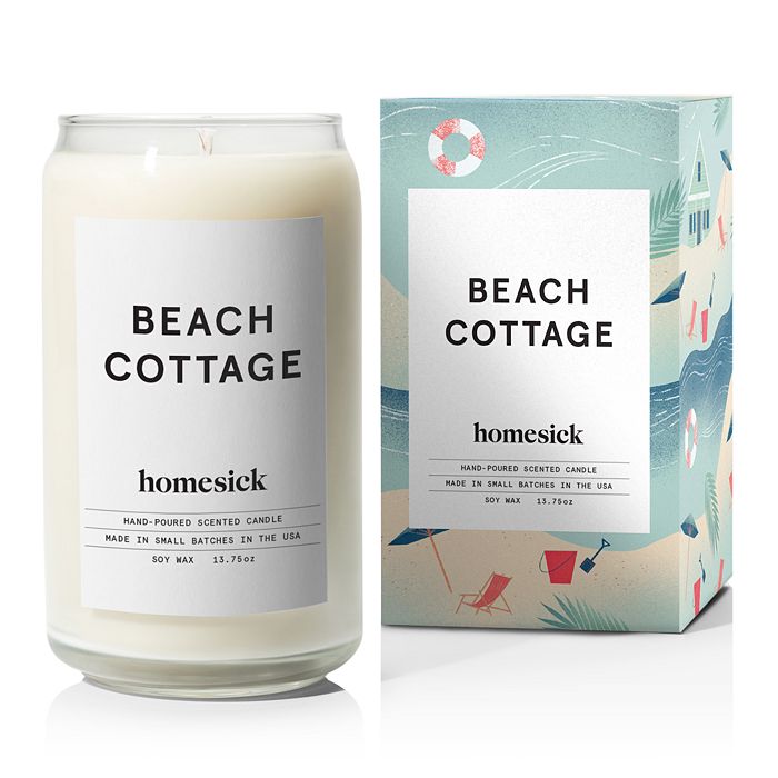 Homesick Beach Cottage Candle In Natural
