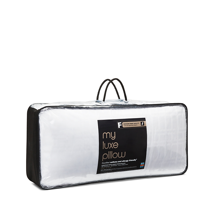 Bloomingdale's My Luxe Asthma & Allergy Friendly Medium/firm Density Down Pillow, King - Exclusive In White