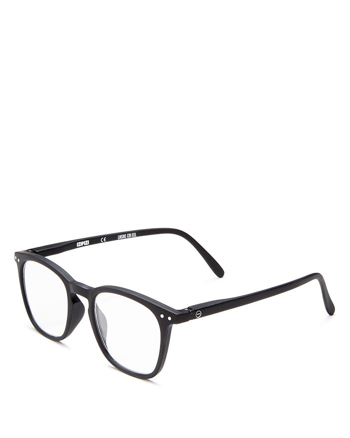 Izipizi Collection E Square Blue Light Glasses, 47mm In Black