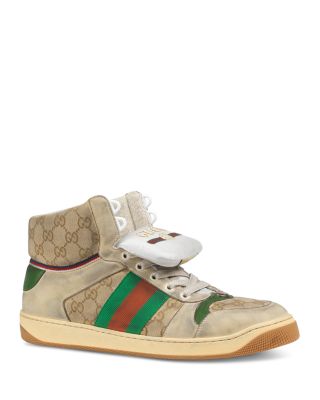 gucci screener sneakers high top
