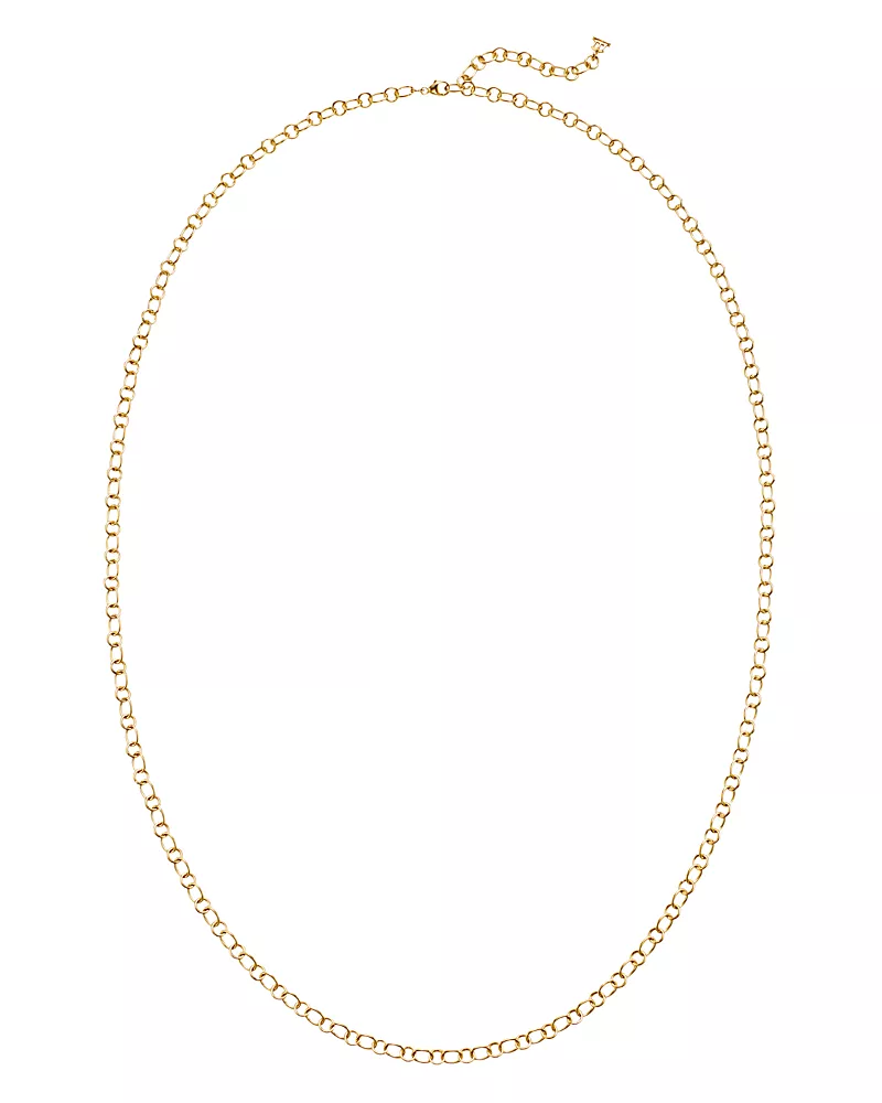 Temple St. Clair 18K Yellow Gold Ribbon Chain Necklace, 32