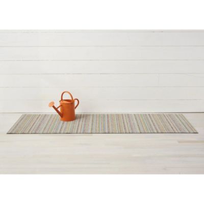 Skinny Stripe Shag Mat Collection