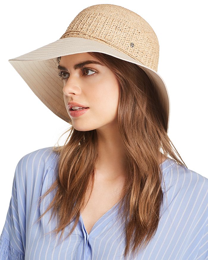 Helen Kaminski Kamali Packable Sun Hat In Natural/shell