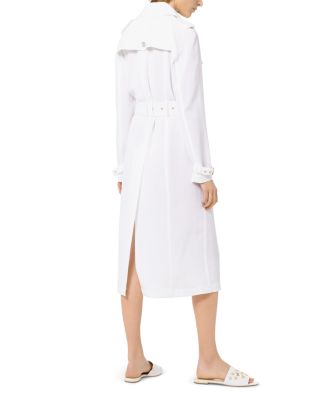 michael kors white trench coat