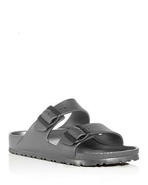 Shop Birkenstock Women's Arizona Eva Essentials Slide Sandals In Gray