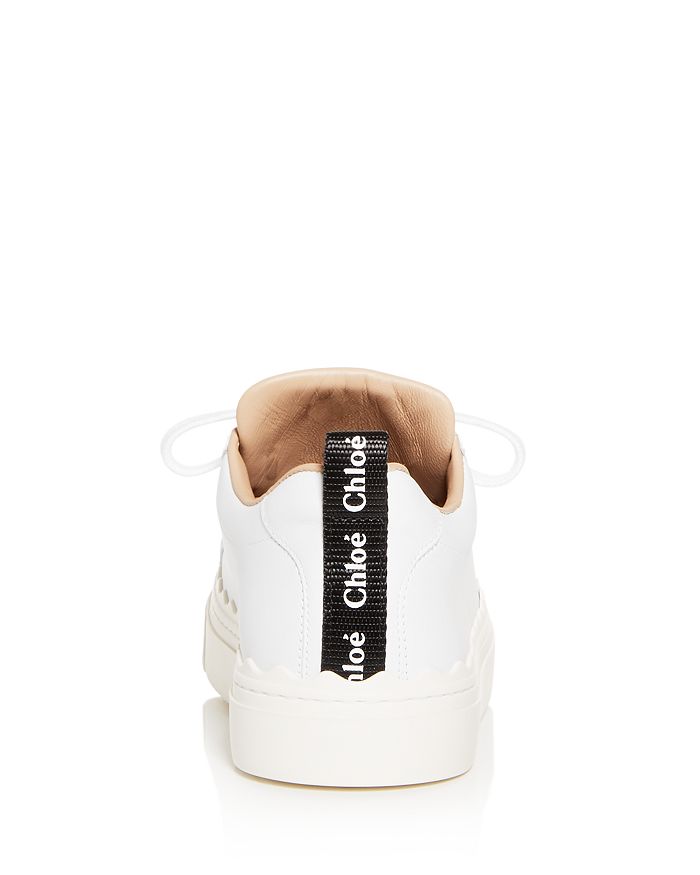Shop Chloé Women's Lauren Low Top Sneakers In White
