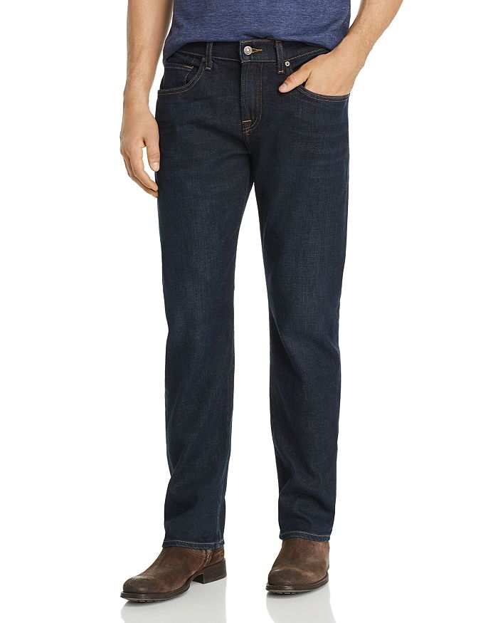 7 FOR ALL MANKIND SERIES 7 CLEAN POCKET SLIM STRAIGHT FIT JEANS IN DIPLOMAT,AT121204P