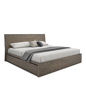 Huppe Clark Storage King Bed In Smoked Birch
