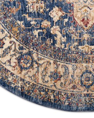 MINK HOME Taza Heriz Round Rug, 5' x 5'