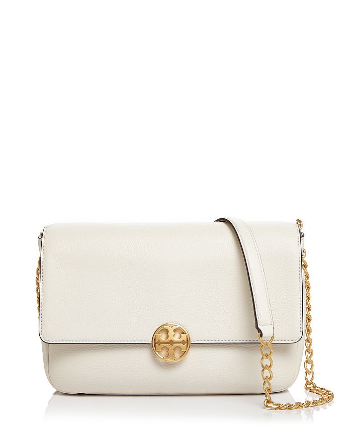 TORY BURCH CHELSEA LEATHER CONVERTIBLE SHOULDER BAG,54496
