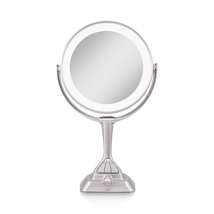 Shop Zadro Led Variable Light Vanity Mirror With Smart Dimmer 1x/10x Magnification In Silver