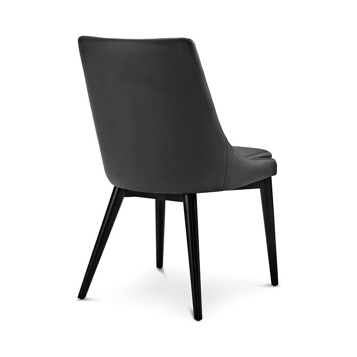 Shop Modway Viscount Vinyl Dining Chair In Black