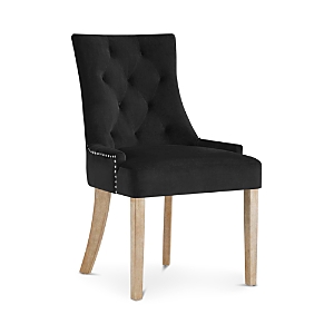 Modway Pose Velvet Dining Chair In Black