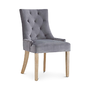 Shop Modway Pose Velvet Dining Chair In Gray