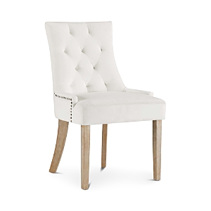 Modway Pose Velvet Dining Chair In White