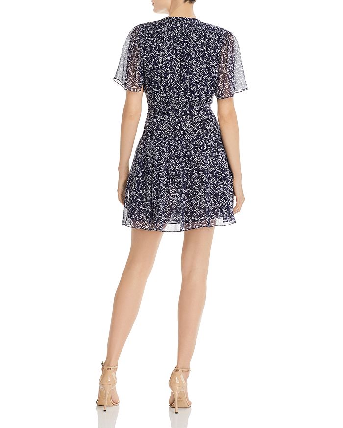 Equipment Lisle Silk Dress In Blue/floral ModeSens