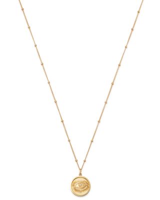 14k gold medallion necklace