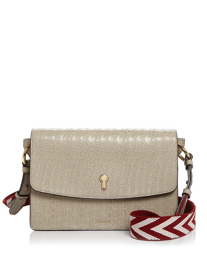 Bally Celestine Medium Embossed Leather Shoulder Bag Bloomingdale s