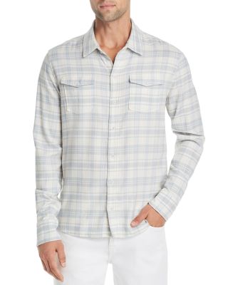 PAIGE Mens Everett Long Sleeve Plaid Shirt