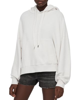 Allsaints Talow Oversize Hooded Sweatshirt In Ivory White ModeSens