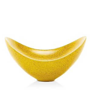 Shop Global Views Swoop Bowl In Citron