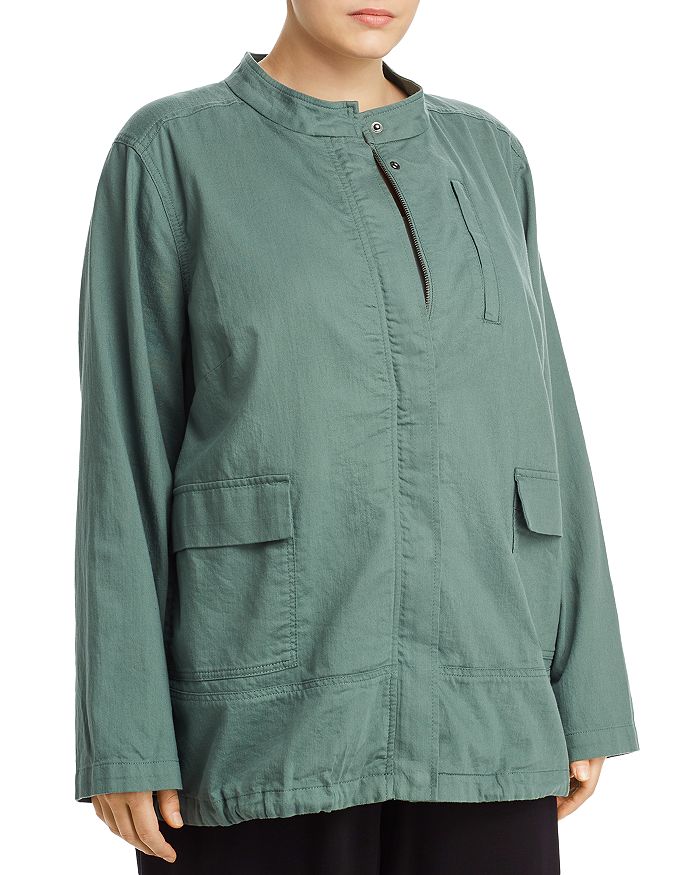 Eileen Fisher Plus Organic Cotton Jacket | Bloomingdale's