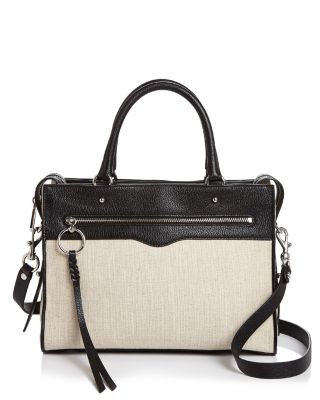 rebecca minkoff bedford zip leather satchel