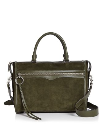 Rebecca Minkoff Bedford Suede Zip Satchel Bloomingdale s