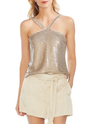 vince camuto sequin top