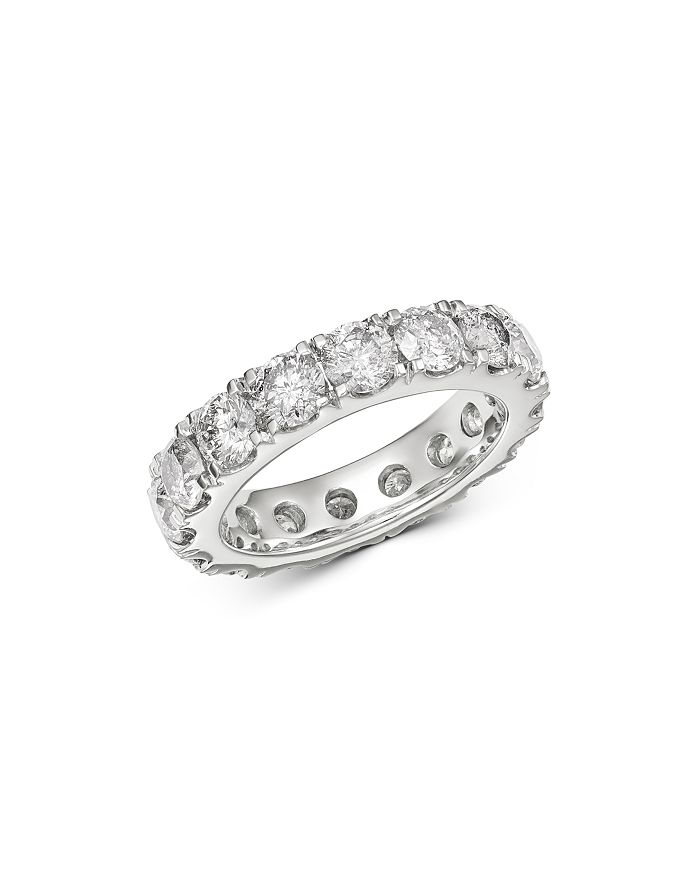 Bloomingdale's Diamond Eternity Band In 14k White Gold, 5.0 Ct. T.w. - 100% Exclusive