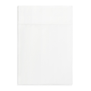 Gingerlily Silk Solid Fitted Sheet, Queen In White