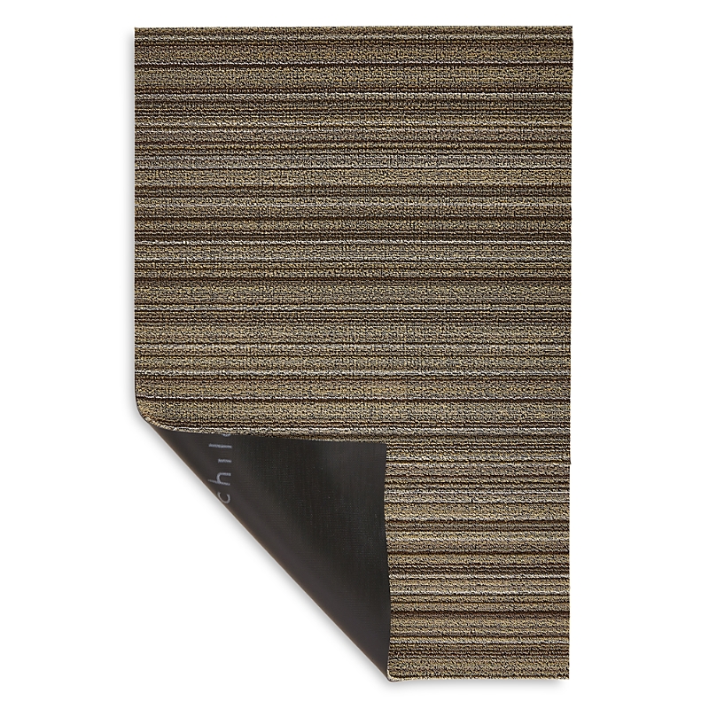 Chilewich Skinny Stripe Shag Utility Mat, 24 X 36 In Mushroom
