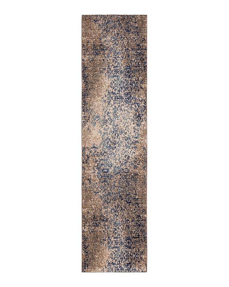 Karastan Cosmopolitan Nirvana By Virginia Langley Runner Rug, 2'4 X 7'10 In Indigo