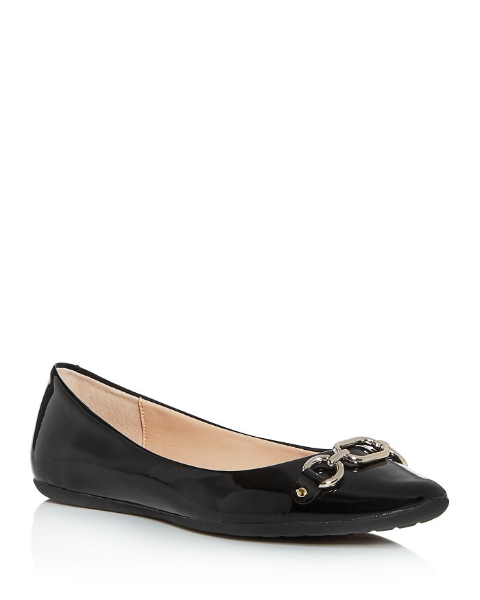 Kate Spade New York Women's Pauly Ballet Flats In Black Patent Leather