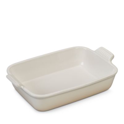 2.5 Qt. Rectangular Heritage Baking Dish (Cotton White), Le Creuset