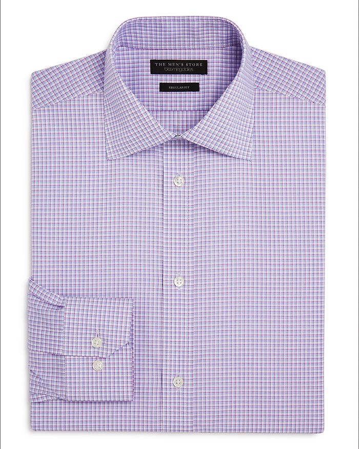 The Men's Store at Bloomingdale's Regular Fit Cotton Flannel Shirt Blue Size XXL main image 1