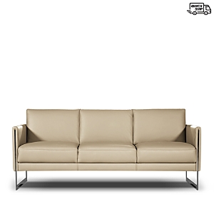 Giuseppe Nicoletti Coco Sofa - 100% Exclusive In Bull 352 Fango/polished Stainless Steel