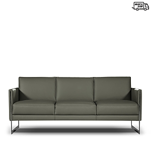 Giuseppe Nicoletti Coco Sofa - 100% Exclusive In Bull 329 Grigio/polished Stainless Steel