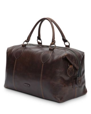 frye leather duffle bag