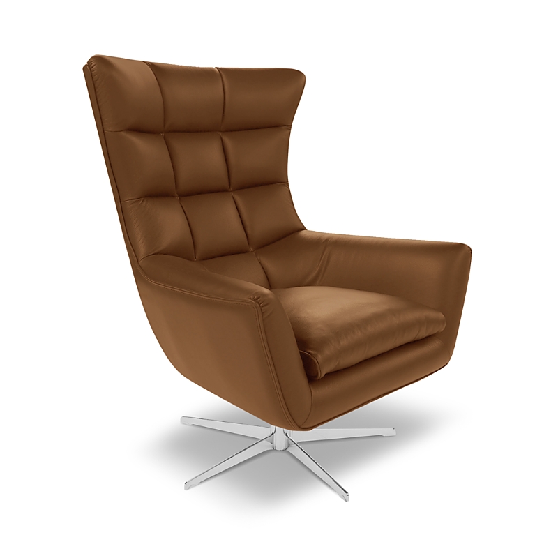 Giuseppe Nicoletti Jacob Swivel Chair - Exclusive In Suave Cognac