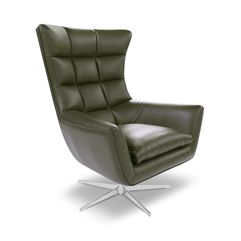 Giuseppe Nicoletti Jacob Swivel Chair - Exclusive In Suave Olive