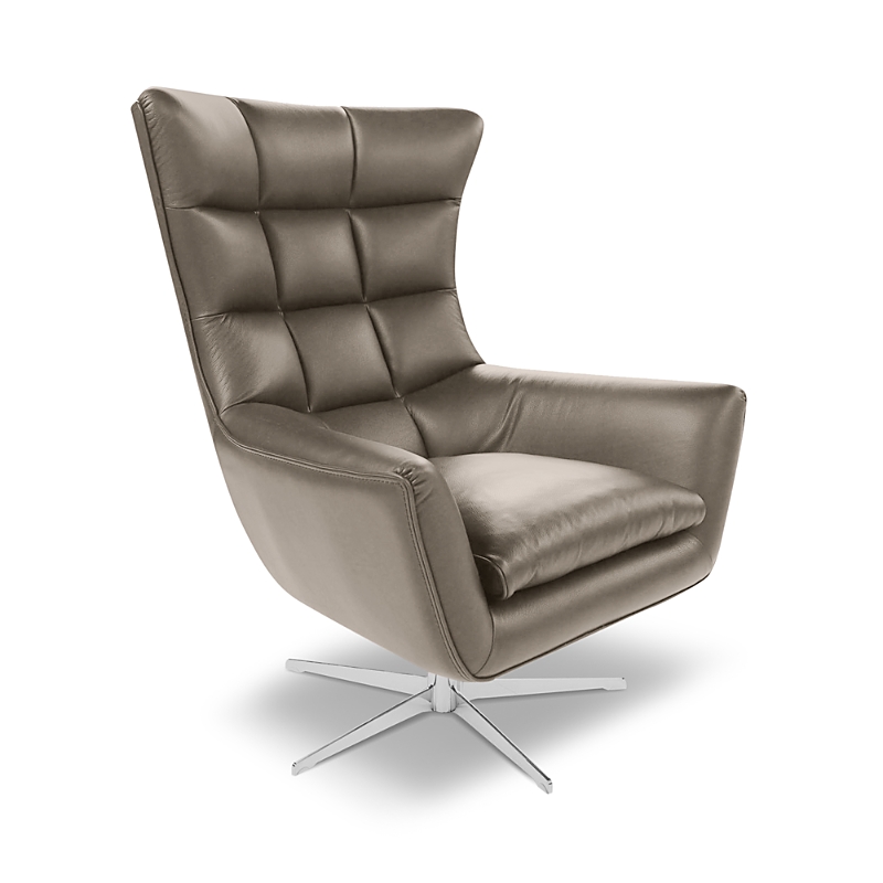 Giuseppe Nicoletti Jacob Swivel Chair - Exclusive In Suave Taupe Scuro