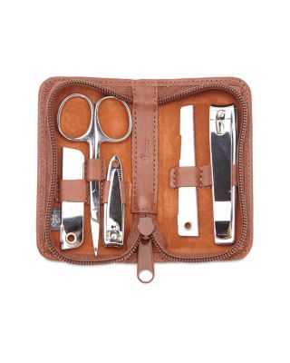 Leather Mini Manicure Grooming Kit